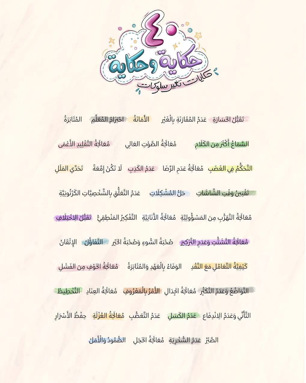 ٤٠ حكاية وحكاية